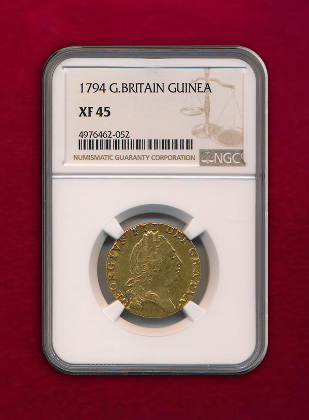 【イギリス】Guinea　1794　ジョージ3世