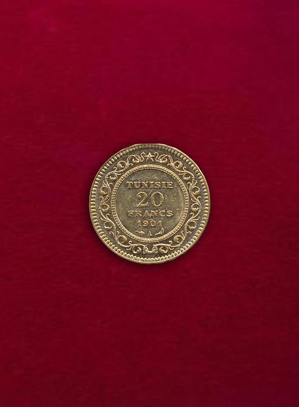 【チュニジア】20 Francs  1901-A