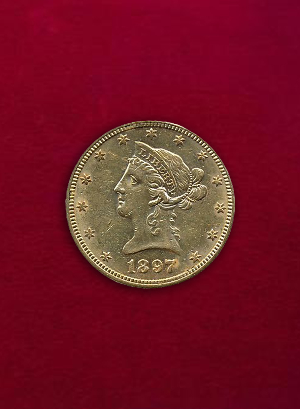 【U.S.A】10 Dollars  1897