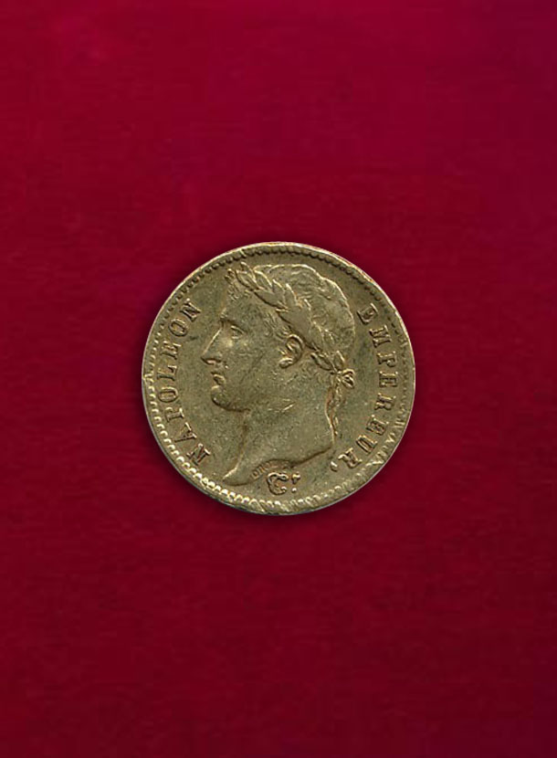 【フランス】20 Francs 1812-A ナポレオン1世 月桂冠