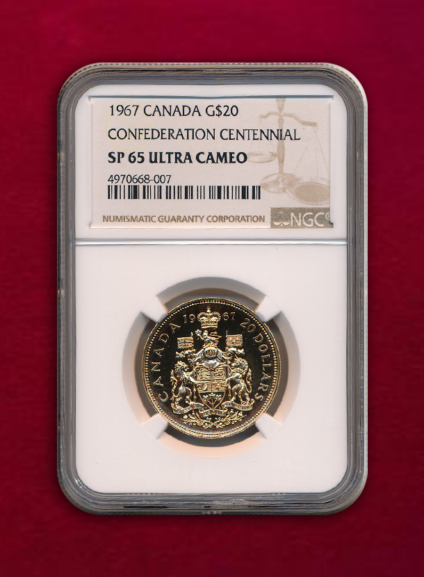 【 カナダ 】20 Dollars 1967 連邦100年