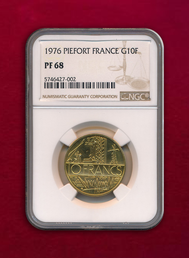 【フランス】Piefort 10 Francs  1976